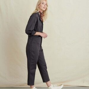 Alex Mill Classic Black Cotton Jumpsuit
